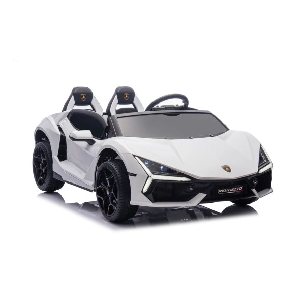 Автомобіль акумуляторний Ramiz Lamborghini Revuelto XL STRONG білий