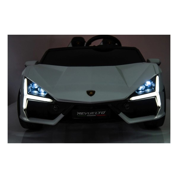Автомобіль акумуляторний Ramiz Lamborghini Revuelto XL STRONG білий