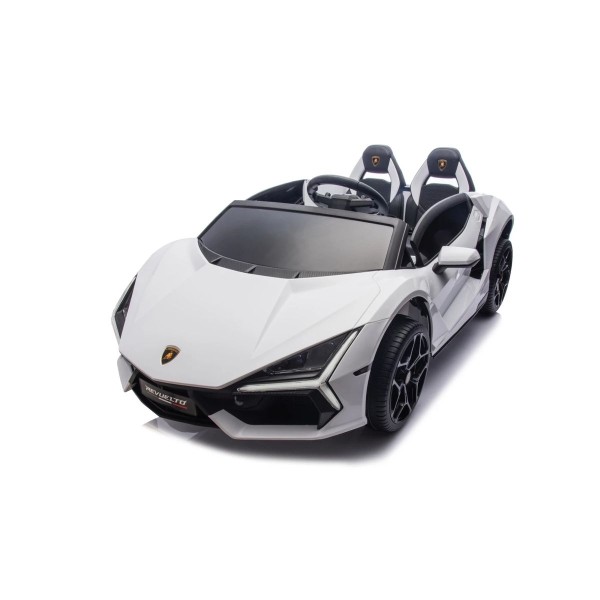 Автомобіль акумуляторний Ramiz Lamborghini Revuelto XL STRONG білий