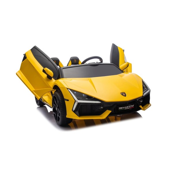 Автомобіль акумуляторний Ramiz Lamborghini Revuelto XL STRONG жовтий