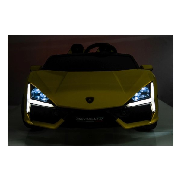 Автомобіль акумуляторний Ramiz Lamborghini Revuelto XL STRONG жовтий