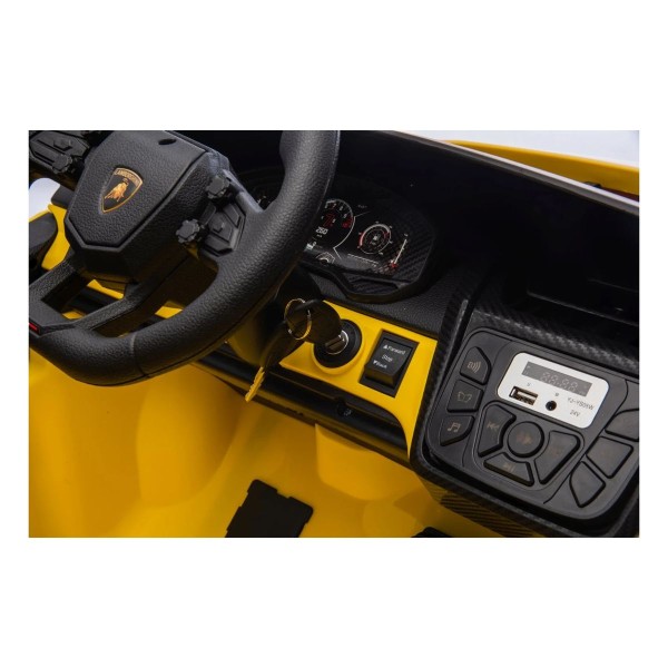 Автомобіль акумуляторний Ramiz Lamborghini Revuelto XL STRONG жовтий
