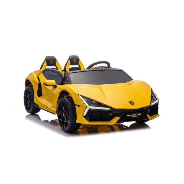 Автомобіль акумуляторний Ramiz Lamborghini Revuelto XL STRONG жовтий