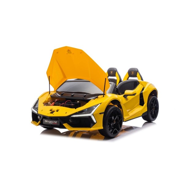 Автомобіль акумуляторний Ramiz Lamborghini Revuelto XL STRONG жовтий