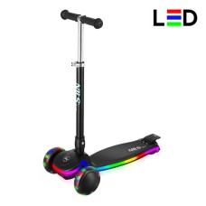 Самокат дитячий Nils HLB1306 Led чорний