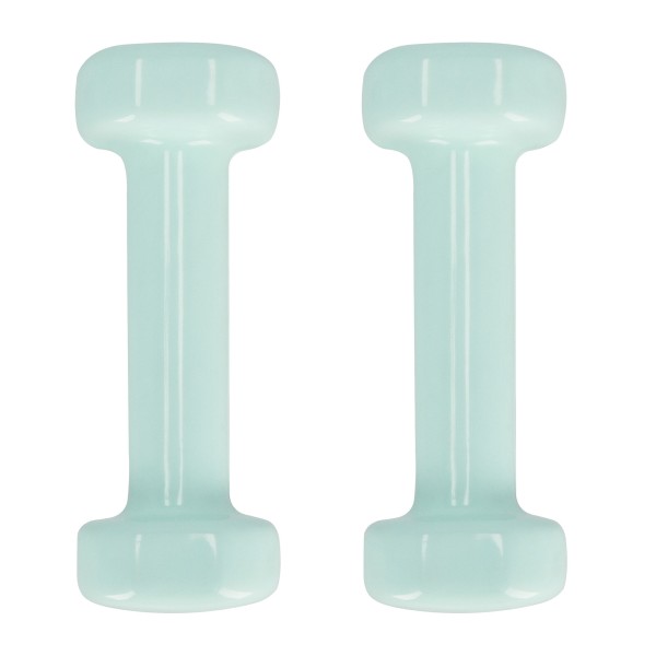 Вінілові гантелі Spokey SHAPE 2x0,5 кг, м'ятний