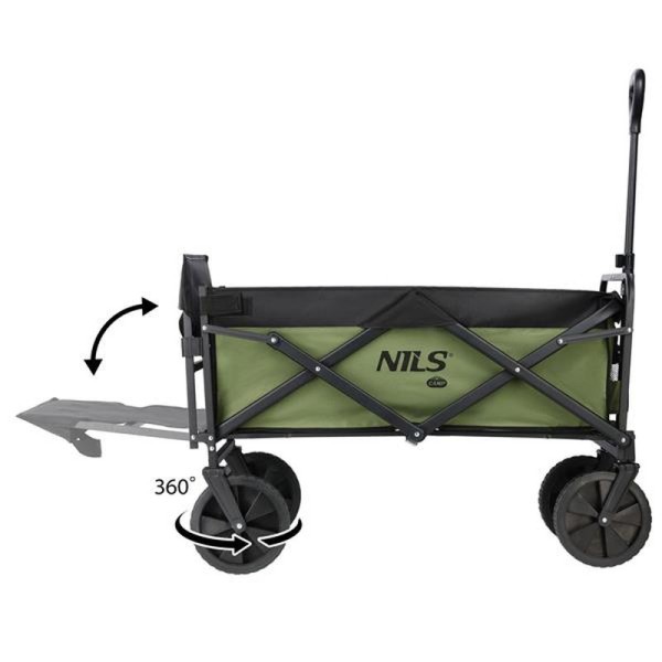 Візок туристичний складний Nils Camp NC2602 зелений