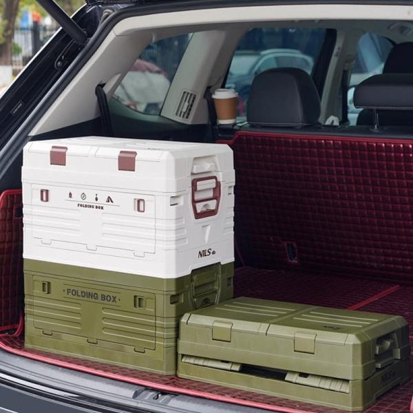 Ящик складний з кришкою Nils Camp NCB4003 42л білий