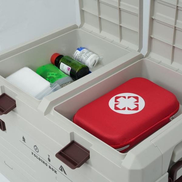 Ящик складний з кришкою Nils Camp NCB4003 42л білий