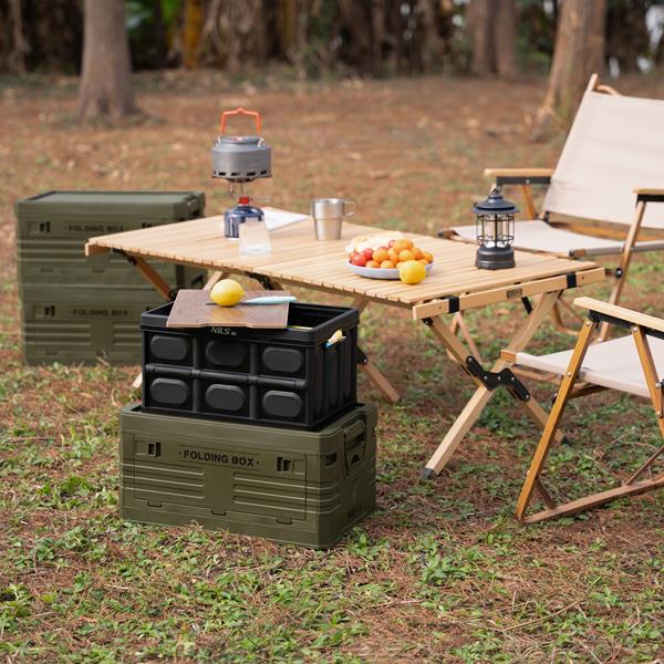 Ящик складний з функцією столу Nils Camp NCB4005 20л чорний