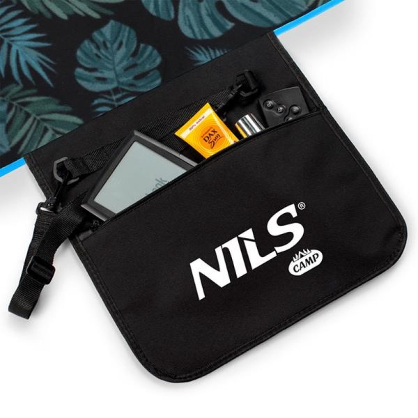 Килимок для пікнку Nils Camp NC2222 чорно-голубий