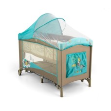 Дитяче ліжечко туристичне Milly Mally Mirage Deluxe Хакі з корівкою