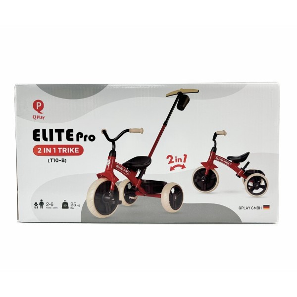 Велосипед трьохколісний Qplay Elite Pro чорний