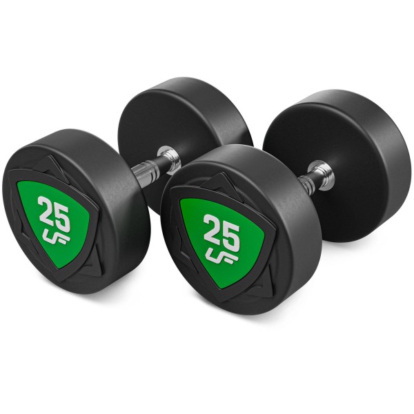 Набір поліуретанових гантелей UpForm 2,5–25 кг (крок 2,5 кг), 275 кг