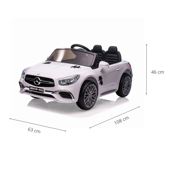 Автомобіль на акумуляторі Milly Mally Mercedes-Benz SL65 AMG білий