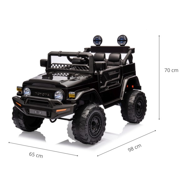 Автомобіль акумуляторний Milly Mally Toyota FJ Cruiser чорний
