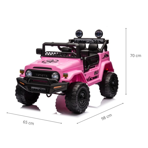 Автомобіль акумуляторний Milly Mally Toyota FJ Cruiser рожевий