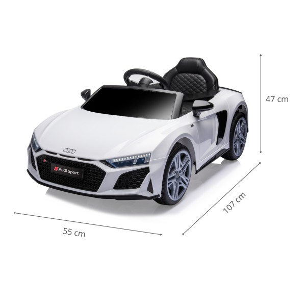 Автомобіль акумуляторний Milly Mally Audi R8 Spyder білий