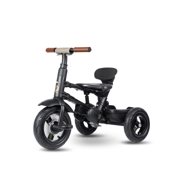Триколісний велосипед Qplay Rito Deluxe Rubber сірий
