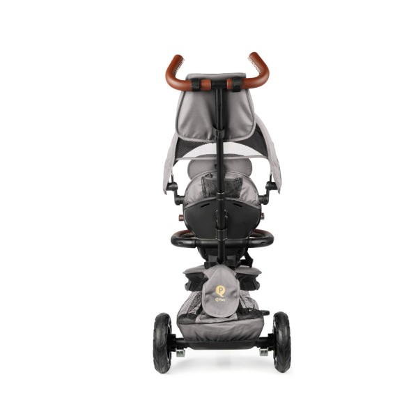 Триколісний велосипед Qplay Rito Deluxe Rubber сірий