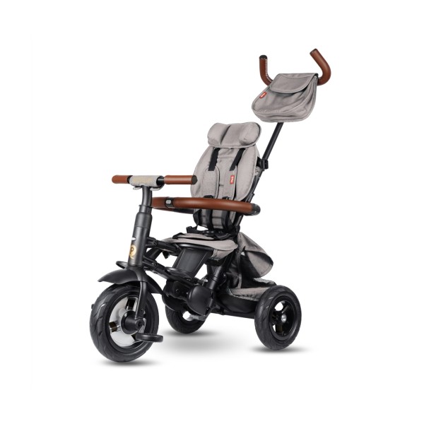 Триколісний велосипед Qplay Rito Deluxe Rubber сірий