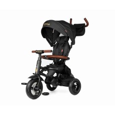 Триколісний велосипед Qplay Rito Deluxe Rubber чорний