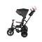 Триколісний велосипед Qplay Rito Deluxe Rubber чорний