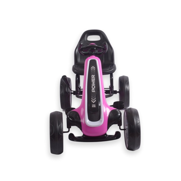 Веломобіль GoKart Milly Mally Power Рожевий