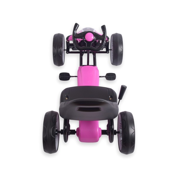 Веломобіль GoKart Milly Mally Power Рожевий