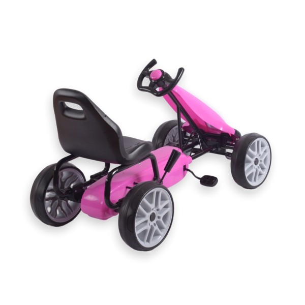 Веломобіль GoKart Milly Mally Power Рожевий