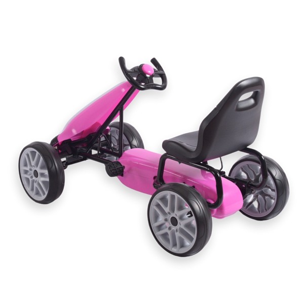 Веломобіль GoKart Milly Mally Power Рожевий
