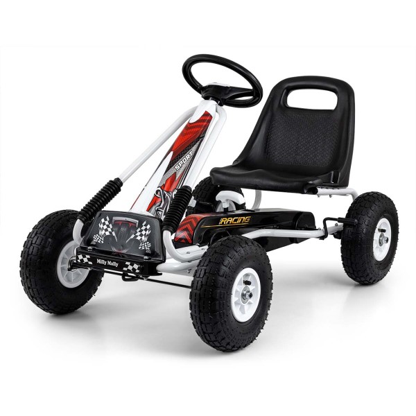 Дитячий веломобіль GoKart Milly Mally Thor, білий
