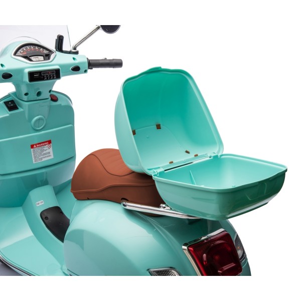 Мотоцикл акумулятоний Milly Mally Vespa GTS Super м’ятний