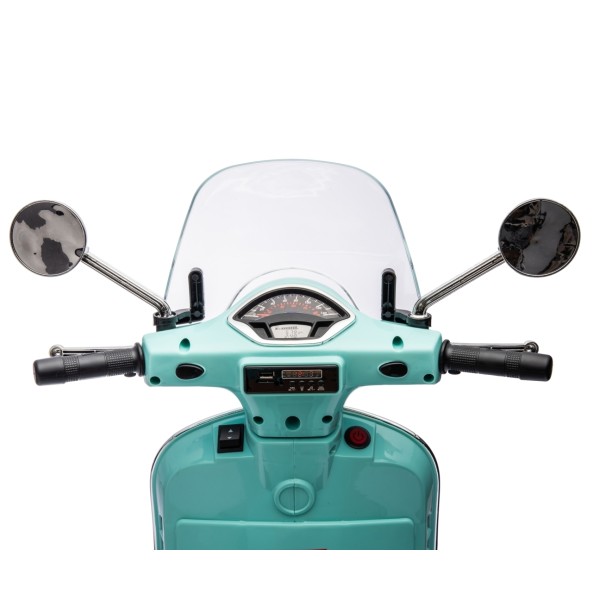 Мотоцикл акумулятоний Milly Mally Vespa GTS Super м’ятний