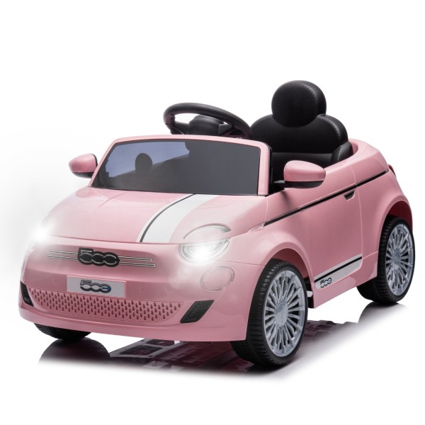 Автомобіль акумуляторний Milly Mally Fiat 500e рожевий