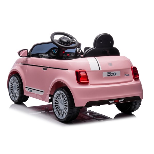 Автомобіль акумуляторний Milly Mally Fiat 500e рожевий