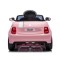 Автомобіль акумуляторний Milly Mally Fiat 500e рожевий