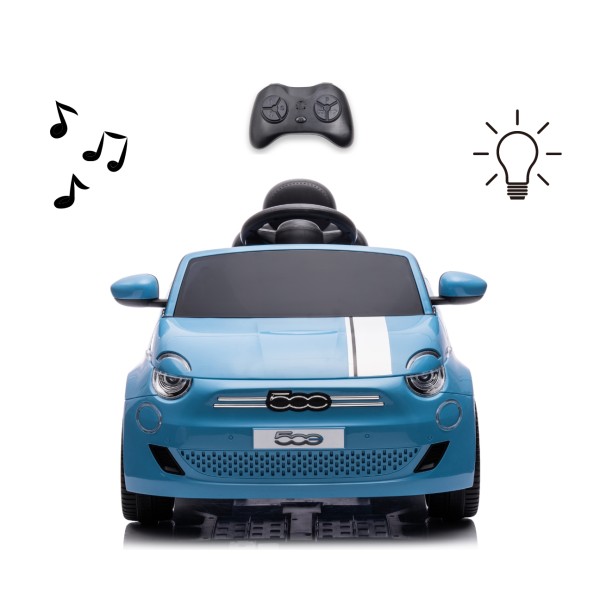 Автомобіль акумуляторний Milly Mally Fiat 500e синій