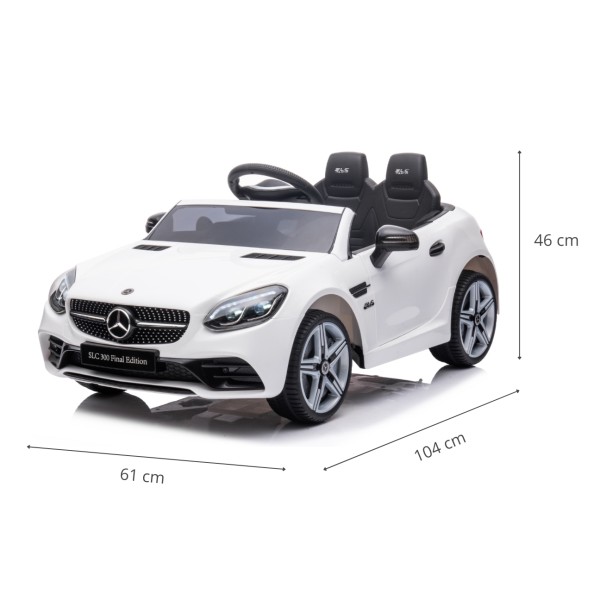 Автомобіль акумуляторний Milly Mally Mercedes-Benz SLC білий