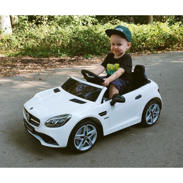Автомобіль акумуляторний Milly Mally Mercedes-Benz SLC білий
