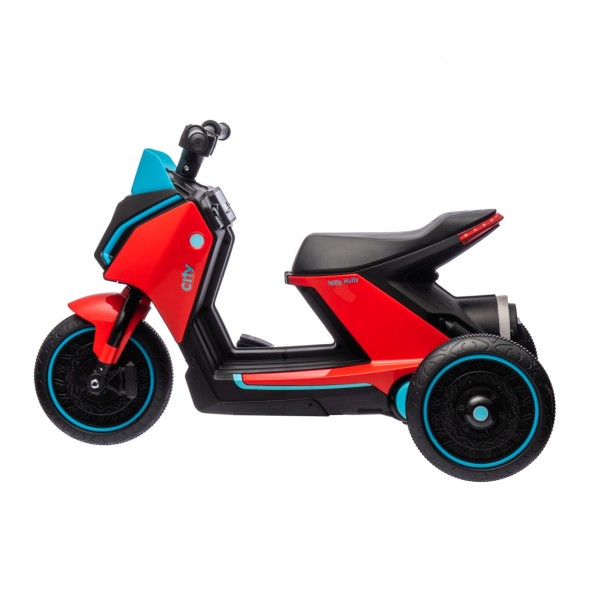 Мотоцикл акумуляторний Milly Mally Skuter City червоний