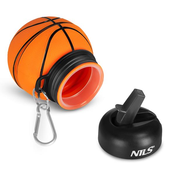 Пляшка для води складна Nils NC4104 "баскетбол"