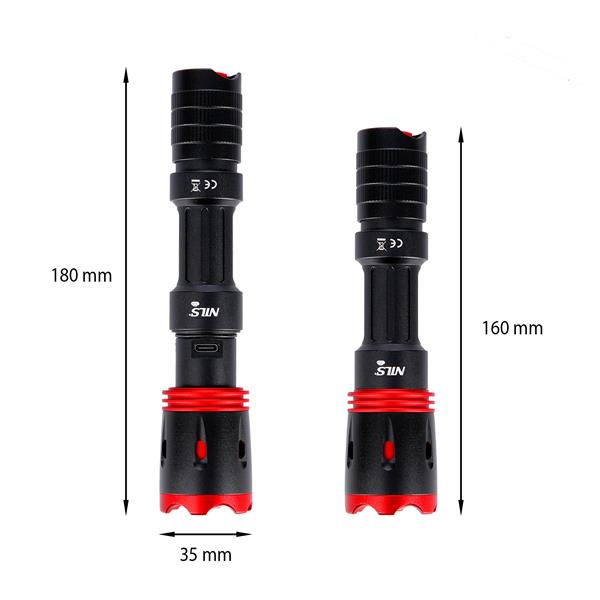 Лед ліхтарик NILS NC0004 1000 Лм, USB-C, IP65