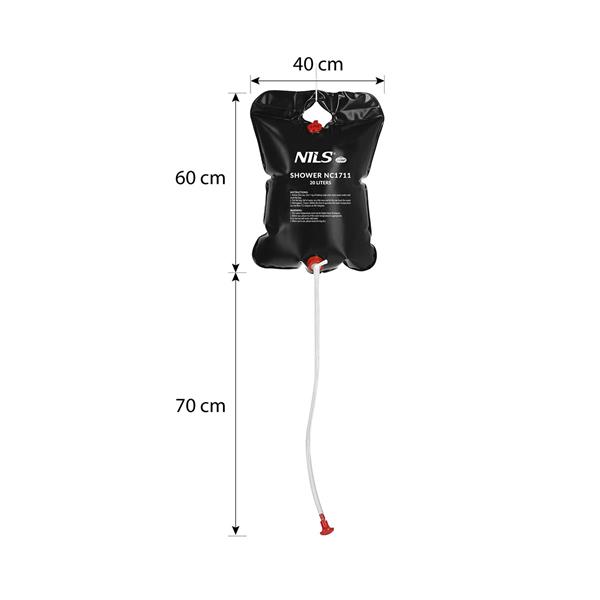 Душ туристичний Nils NC1711 20 л
