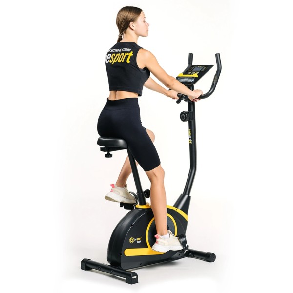 Велотренажер Besport BS-1040 BOXER магнітний чорно-жовтий