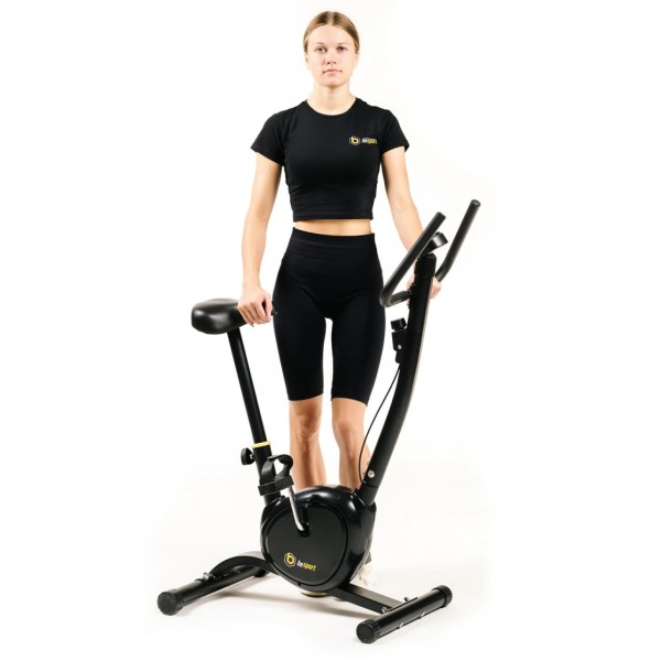 Велотренажер Besport BS-1430 EasyRide чорно-жовтий