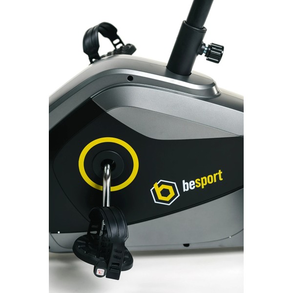 Велотренажер Besport BS-520S RACER магнітний чорно-жовтий