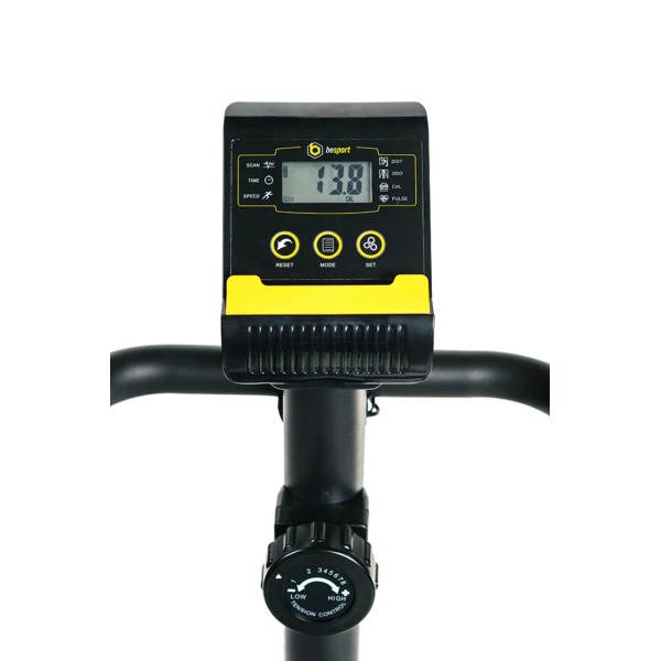 Велотренажер Besport BS-520S RACER магнітний чорно-жовтий