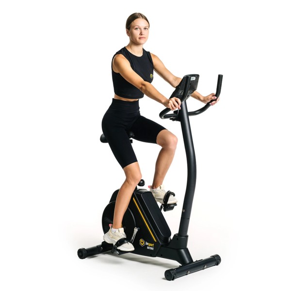 Велотренажер Besport BS-6047 MAYBIKE електромагнітний чорно-жовтий