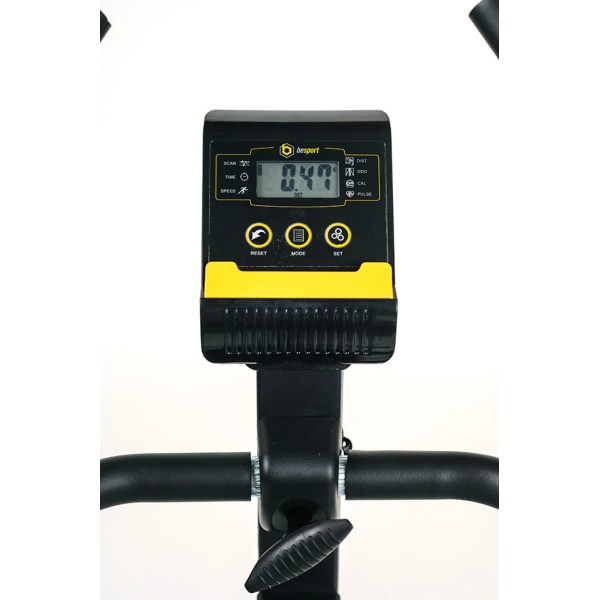 Велотренажер Besport BS-611S SPRINTER магнітний чорно-жовтий